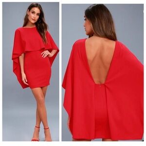 Lulu’s NWT Best is Yet to Come Red Backless Dress XL